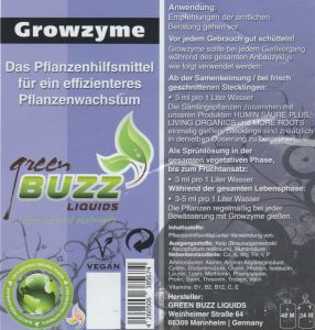Green Buzz Liquids Growzyme Product Thumbnail